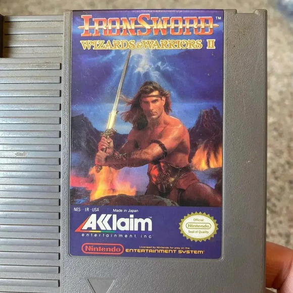 Vintage Iron Sword Wizards and Warriors II for Nintendo NES Made in Japan 1985 - Picture 1 of 5
